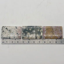 Load image into Gallery viewer, Ocean Jasper 36x24x4mm Amazing Rectangular 3 Beads - PremiumBead Alternate Image 5