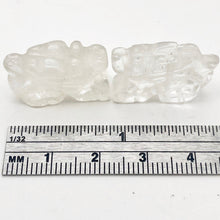 Load image into Gallery viewer, Powerful Carved Quartz Winged Dragon Figurine | 21x14x9mm | Clear