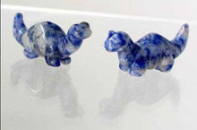 Load image into Gallery viewer, Dinosaur 2 Carved Sodalite Diplodocus Beads - PremiumBead Primary Image 1