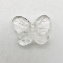 Load image into Gallery viewer, Fluttering Clear Quartz Butterfly Figurine/Worry Stone | 21x18x7mm | Clear - PremiumBead Alternate Image 2