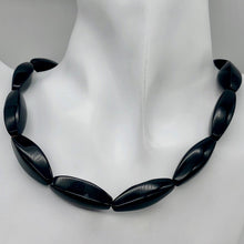 Load image into Gallery viewer, Rare Natural Onyx 4-Sided Rice Bead Strand 104650 - PremiumBead Alternate Image 11