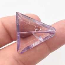 Load image into Gallery viewer, Natural Amethyst Faceted Lilac Triangle Focal Bead | 26x30x7.5mm | 1 Bead | 6656 - PremiumBead Alternate Image 8