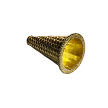 Load image into Gallery viewer, 1 Designer 22K Vermeil Patterned C1 Bead 10341