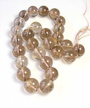 Load image into Gallery viewer, 1 AAA Smokey Rutilated Quartz 15mm Bead 10527 - PremiumBead Alternate Image 4