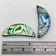 Load image into Gallery viewer, Blue Sheen Abalone Pendant Beads | 30x10x3mm | Multi-color |  Bead(s) - PremiumBead Alternate Image 2
