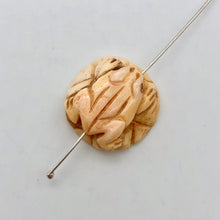 Load image into Gallery viewer, Poised Hand Carved Frog on Lily Pad Bone Bead | 1 Bead | 19x8mm | 7550 - PremiumBead Alternate Image 6
