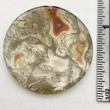 Load image into Gallery viewer, Druzy Red Moss Agate 24mm Disc Pendant Bead 4848Fb - PremiumBead Alternate Image 4