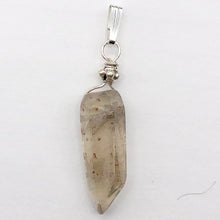 Load image into Gallery viewer, Smoky Quartz Sterling Silver Crystal | 1 1/2" Long | Smoky Clear | 1 Pendant |