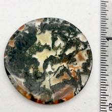Load image into Gallery viewer, Limbcast Moss Agate Disc Pendant Bead | 28mm | Multi-Hue | Disc Pendant | 1 Bead - PremiumBead Alternate Image 4
