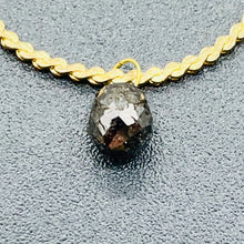 Load image into Gallery viewer, .82cts Natural Black Conflict Free Diamond 18K Pendant | 3/8 Inch Long |