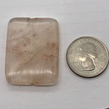 Load image into Gallery viewer, Quartz Orange Rectangular Pendant Bead | 40x30x6mm |
