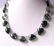 Load image into Gallery viewer, AAA Actinolated Quartz Faceted 8x11mm Briolette Beads 109896 - PremiumBead Primary Image 1