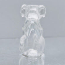 Load image into Gallery viewer, Quartz Hound Puppy Dog Carving | 40x32x22mm | Clear | 1 Figurine |