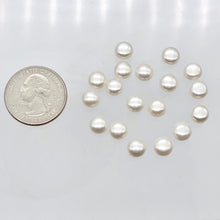Load image into Gallery viewer, Unique Creamy top-Drill FW Button Pearls 004759 - PremiumBead Alternate Image 3