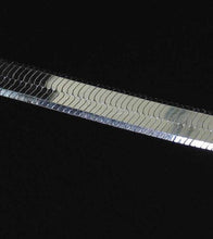 Load image into Gallery viewer, Sleek! Silver 3mm Herringbone Chain 30" Necklace 10004C - PremiumBead Alternate Image 3
