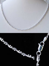 Load image into Gallery viewer, 20" Silver Bead & Snake Twist Chain Necklace! (8.3 Grams) 10028D - PremiumBead Primary Image 1