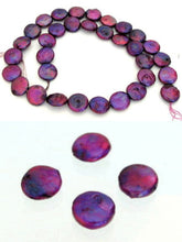 Load image into Gallery viewer, Magenta Madness Freshwater Coin Pearl Strand 107276 - PremiumBead Alternate Image 3