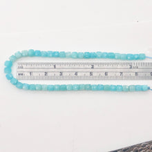 Load image into Gallery viewer, Amazonite Cube Beads Full Strand | 4mm | Blue | 95 Bead(s)|