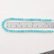 Load image into Gallery viewer, Amazonite Cube Beads Full Strand | 4mm | Blue | 95 Bead(s)|
