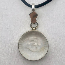 Load image into Gallery viewer, Om or Aum Quartz Sterling Silver Pendant Necklace | 21x10mm | 1 1/2" long | - PremiumBead Alternate Image 7