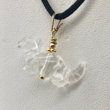 Load image into Gallery viewer, Diplodocus Dinosaur Quartz 14K Gold Filled Pendant 509259QZG - PremiumBead Alternate Image 7