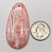 Load image into Gallery viewer, Natural Lacy Pink Rhodochrosite Pendant Bead | 60x30mm| Pink | Teardrop | 1 Bd | - PremiumBead Alternate Image 5