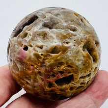 Load image into Gallery viewer, Druzy Sphalerite Meditation Scry Sphere Round | 2 1/2" |Brown/Orange| 1 Sphere |