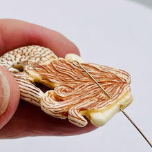 Load image into Gallery viewer, Mermaid, Happy Mermaid | 48x27x7mm | red white | 1 Pendant bead |