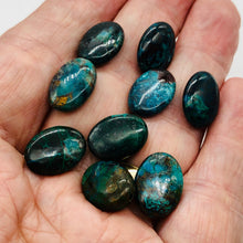 Load image into Gallery viewer, Natural Chrysocolla 16x12mm Oval Bead 8" Strand 10423HS