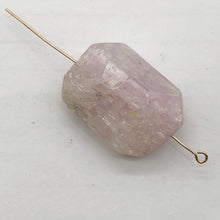 Load image into Gallery viewer, Chatoyant Pink Lilac Kunzite Faceted Nugget Bead| 1 Bead| 28x22x10 to 22x20x10mm