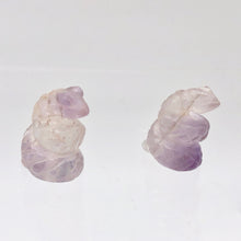 Load image into Gallery viewer, Charmer Carved Amethyst Snake Serpent Beads | 20x11x7mm | Purple - PremiumBead Primary Image 1