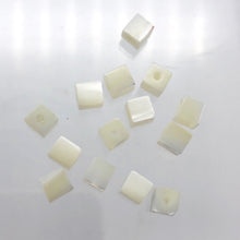 Load image into Gallery viewer, Mother of Pearl Cube 6x6x6mm Bead Strand - PremiumBead Alternate Image 9