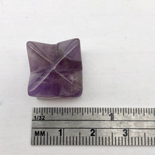 Load image into Gallery viewer, Kabbalah Carved Amethyst Merkabah Star Figurine | 25x15x15mm | Purple - PremiumBead Alternate Image 2