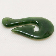 Load image into Gallery viewer, Jade Maori Fishhook Pendant Bead Huge 5719W - PremiumBead Alternate Image 2