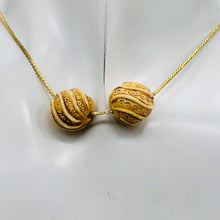 Load image into Gallery viewer, Octopus Tentacle Swirl Waterbuffalo Carved Bone Bead 10760B