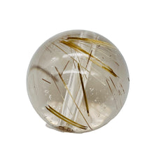 Load image into Gallery viewer, 1 AAA Smokey Rutilated Quartz 15mm Bead 10527