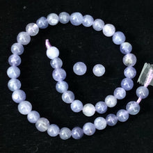 Load image into Gallery viewer, Tanzanite Gemmy Round Half-Strand | 5 mm | Lavender | 40 Beads |