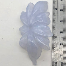 Load image into Gallery viewer, 50.6cts Exquisitely Hand Carved Blue Chalcedony Flower Pendant Bead - PremiumBead Alternate Image 7
