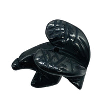 Load image into Gallery viewer, Soaring Eagle Carved Hematite Worry-Stone Figurine