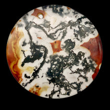 Load image into Gallery viewer, Limbcast Agate Bead - Tree of Life | 28x2mm | Clear/Green | Round | 1 Bds