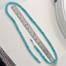 Load image into Gallery viewer, Amazonite Cube Beads Full Strand | 4mm | Blue | 95 Bead(s)|