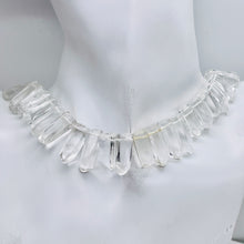 Load image into Gallery viewer, Quartz Polished Points Strand | 21x8 to16x7mm | Clear | 94g | 52 Beads |