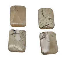 Load image into Gallery viewer, 4 Beads of African Opal Flat Rectangle Beads 003273