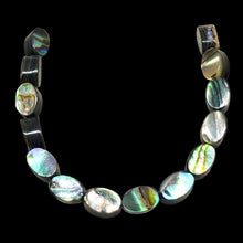 Load image into Gallery viewer, Gorgeous! Abalone Oval Coin 6x4mm Bead Strand! 104556