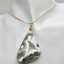 Load image into Gallery viewer, Ocean Jasper 14K Gold Filled Freeform | 2.25 | Green/White/Gold | 1 Pendant