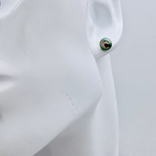 Load image into Gallery viewer, South Sea Black Pearl 14K Stud Earrings | 1/4 inch | Gold | 1 Pair |