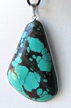 Load image into Gallery viewer, Premium Turquoise Sterling Silver Pendant 10378I - PremiumBead Alternate Image 2