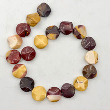 Load image into Gallery viewer, So Sexy! Wavy Disc Mookaite 16x5mm 12 Bead Half-Strand!! - PremiumBead Primary Image 1