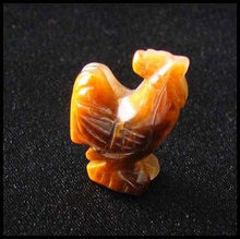 Load image into Gallery viewer, Cock A Doodle Doo Carved Tigereye Rooster Beads - PremiumBead Primary Image 1