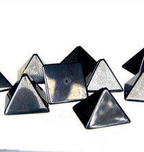 Load image into Gallery viewer, Shine 2 Hand Carved Hematite Pyramid Beads 9289HM - PremiumBead Alternate Image 2